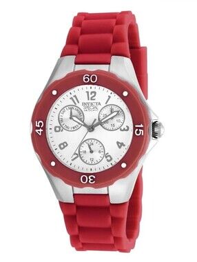 Invicta Angel Unisex Sport Watch - 38mm. Red & White 18789 Womens Stainless Case